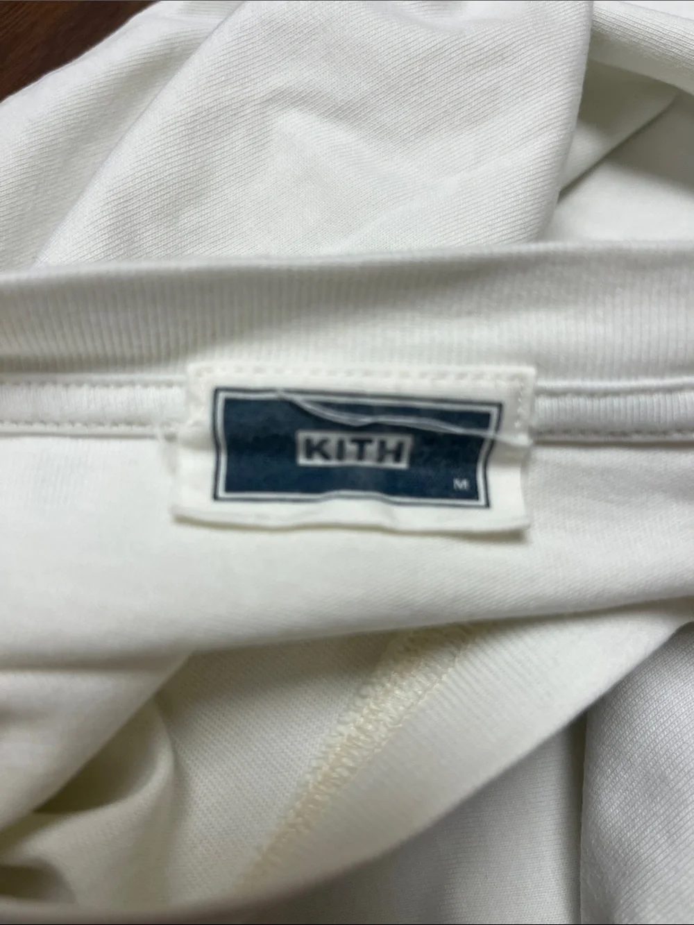 Men's Kith White Crewneck‎ T-Shirt, size medium